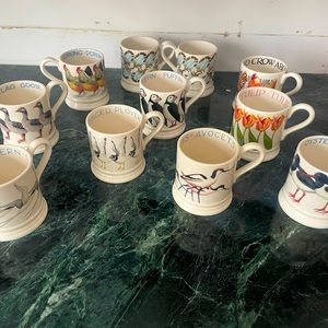 Large lot of Emma Bridgewater birds & more. Pick any 2-4 for $50-$100